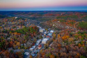 Eureka Springs Fall Foliage Downtown