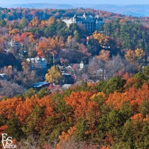 Crescent Hotel in the fall